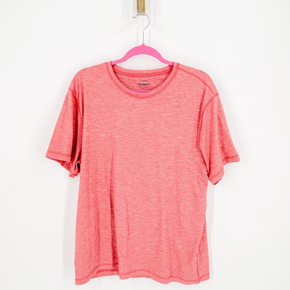 J. Crew Red Short Sleeve Tee